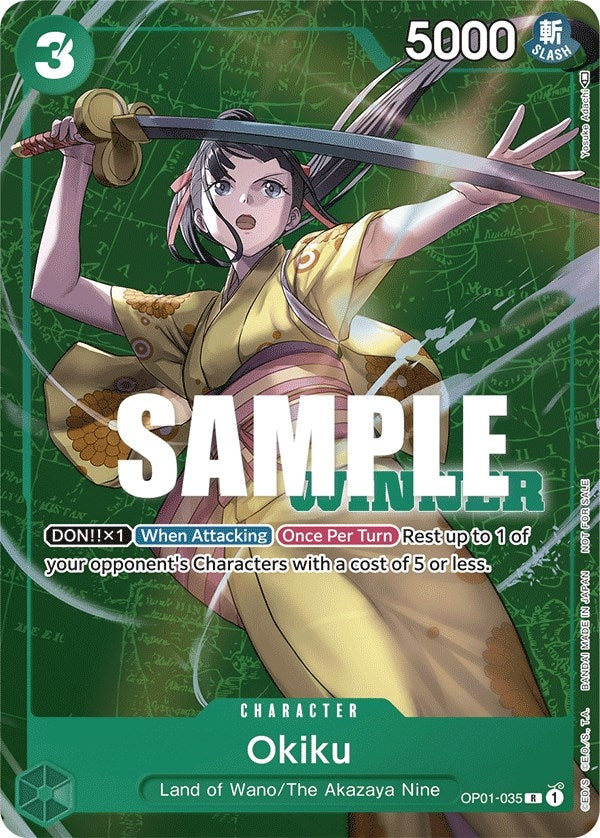 Image for Okiku (Winner Pack Vol. 4) (OP01-035) - One Piece Card Game