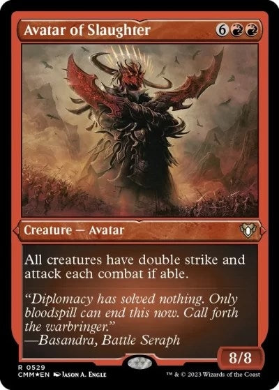 Image for Avatar of Slaughter (Foil Etched) (529) - Magic: The Gathering
