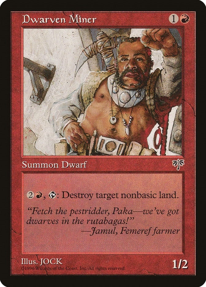 Image for Dwarven Miner - Magic: The Gathering