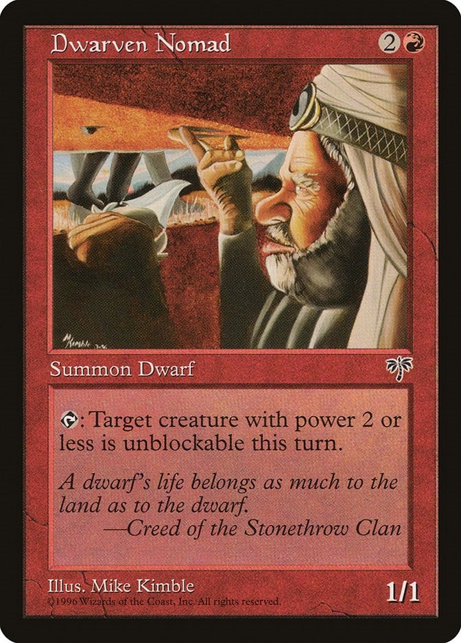 Image for Dwarven Nomad - Magic: The Gathering