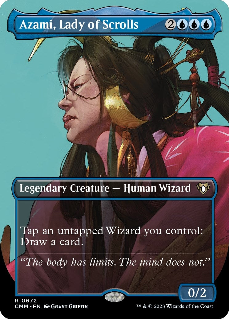 Image for Azami, Lady of Scrolls (Borderless) (672) - Magic: The Gathering