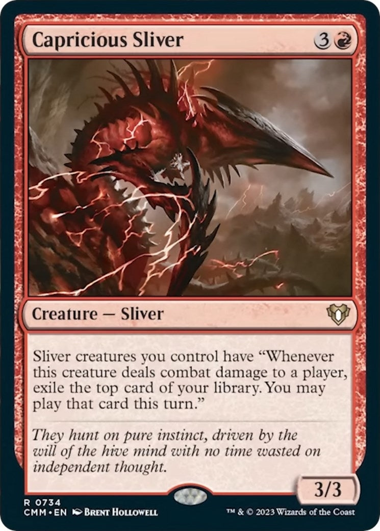 Image for Capricious Sliver (734) - Magic: The Gathering