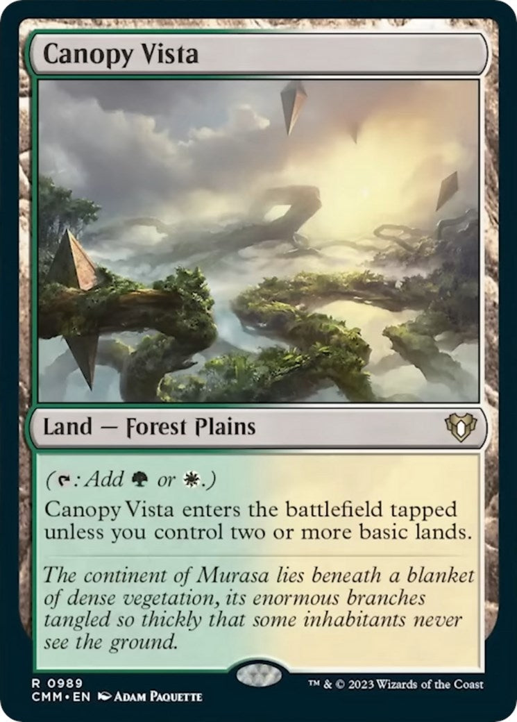 Image for Canopy Vista (989) - Magic: The Gathering