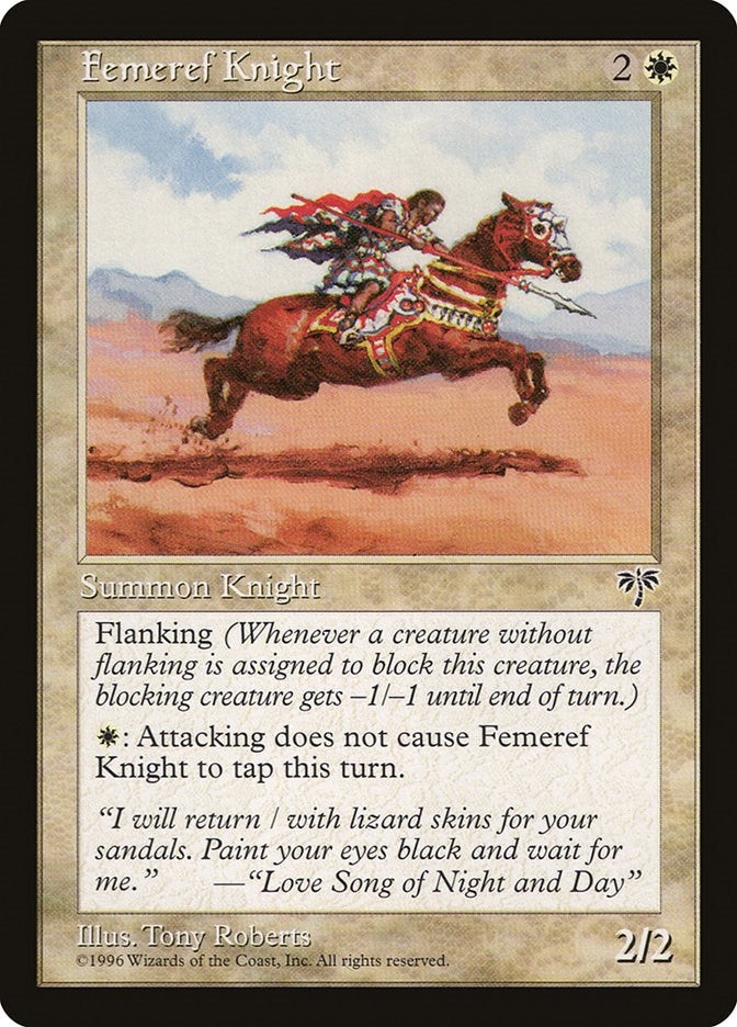 Image for Femeref Knight - Magic: The Gathering