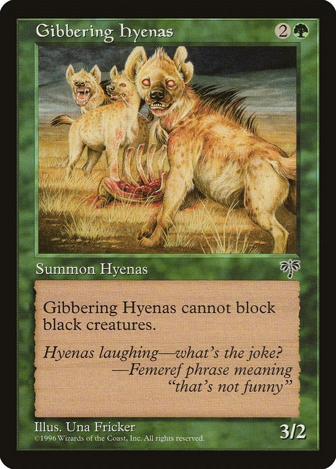 Image for Gibbering Hyenas - Magic: The Gathering