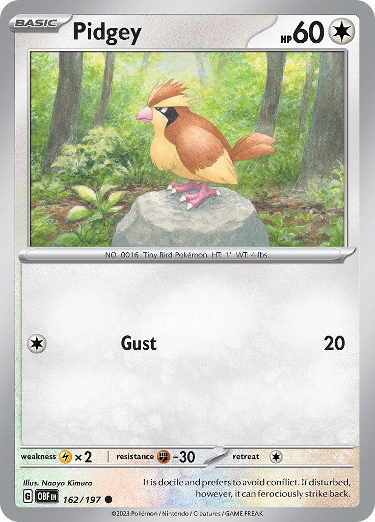 Image for Pidgey (162/197) - Pokemon
