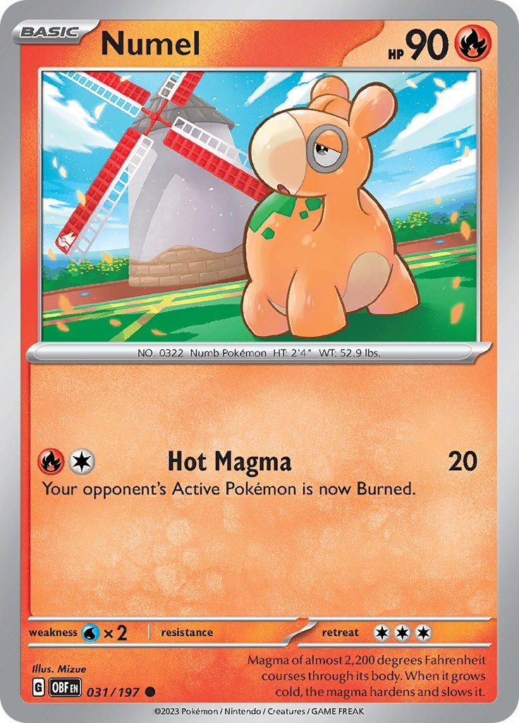 Image for Numel (031/197) - Pokemon