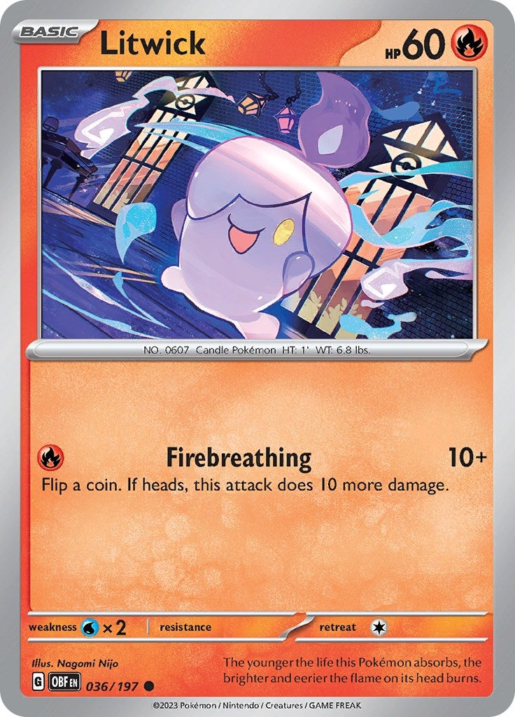 Image for Litwick (036/197) - Pokemon