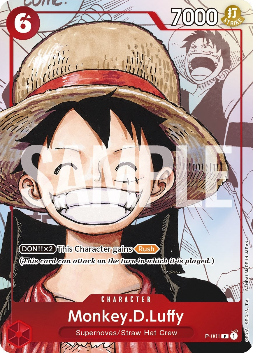 Image for Monkey.D.Luffy (Alternate Art) (P-001) - One Piece Card Game