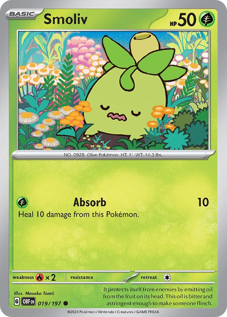 Image for Smoliv (019/197) - Pokemon