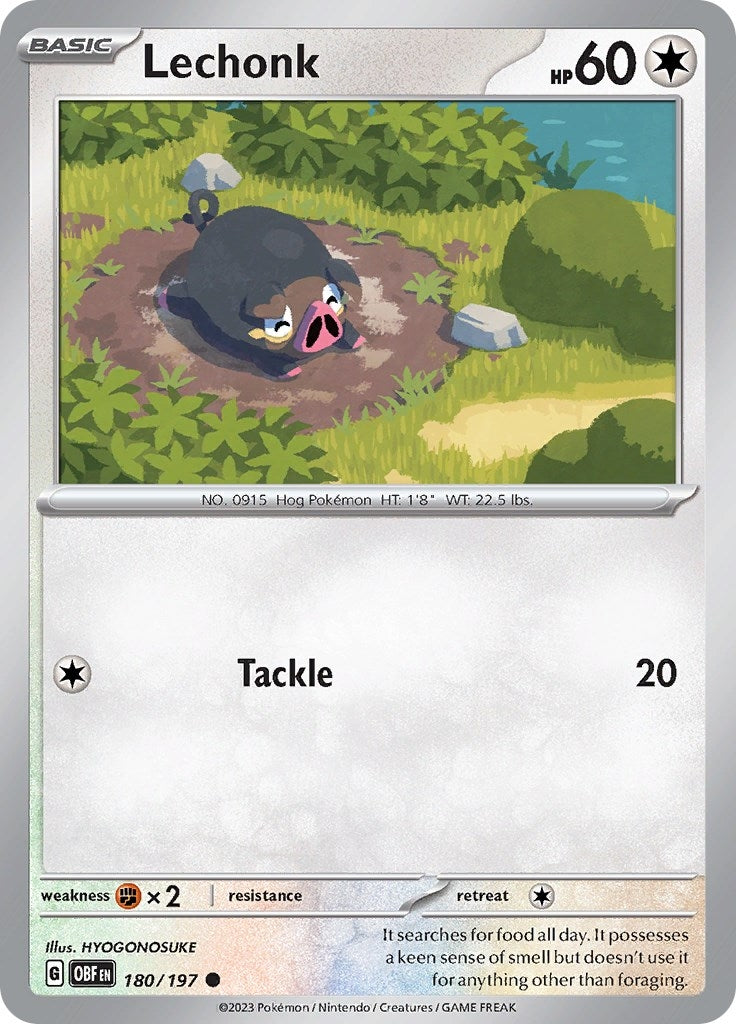 Image for Lechonk (180/197) - Pokemon