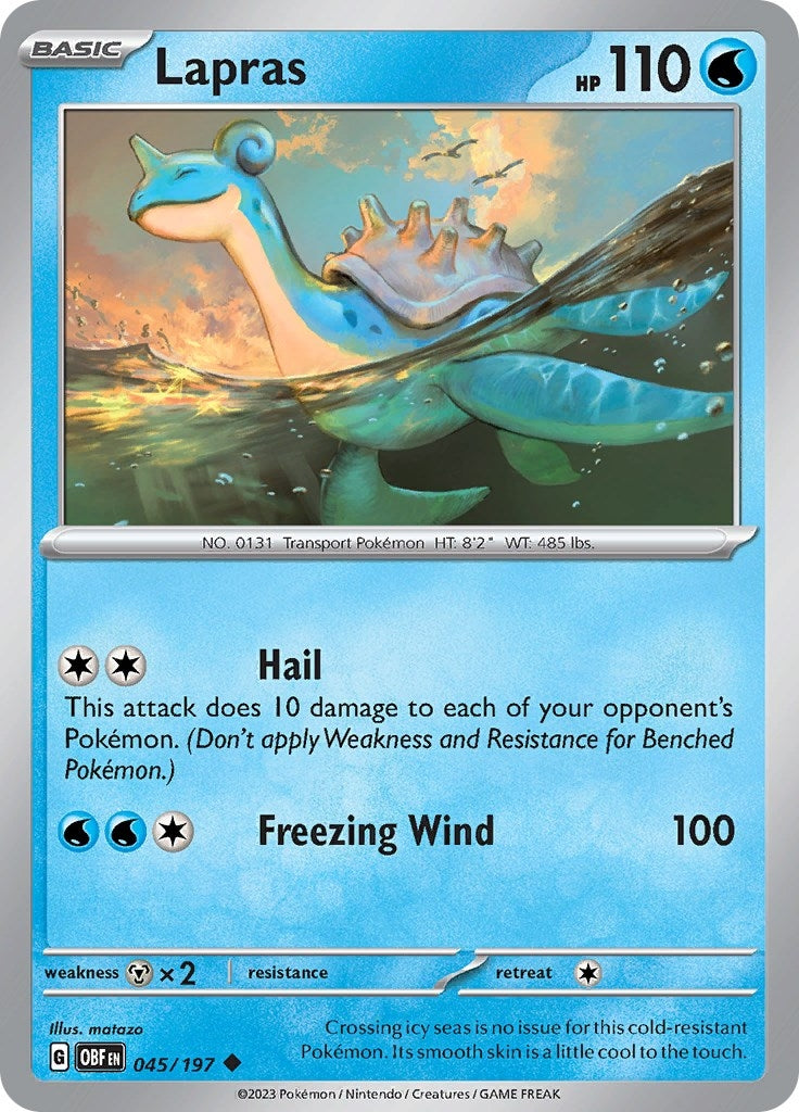 Image for Lapras (045/197) - Pokemon