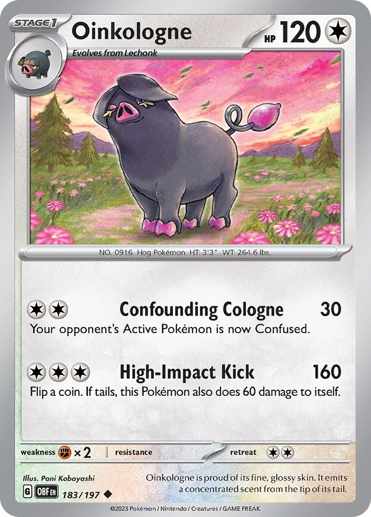 Image for Oinkologne (183/197) - Pokemon