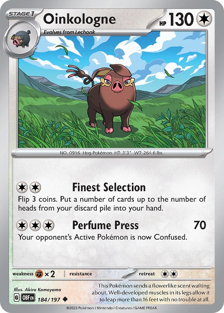 Image for Oinkologne (184/197) - Pokemon