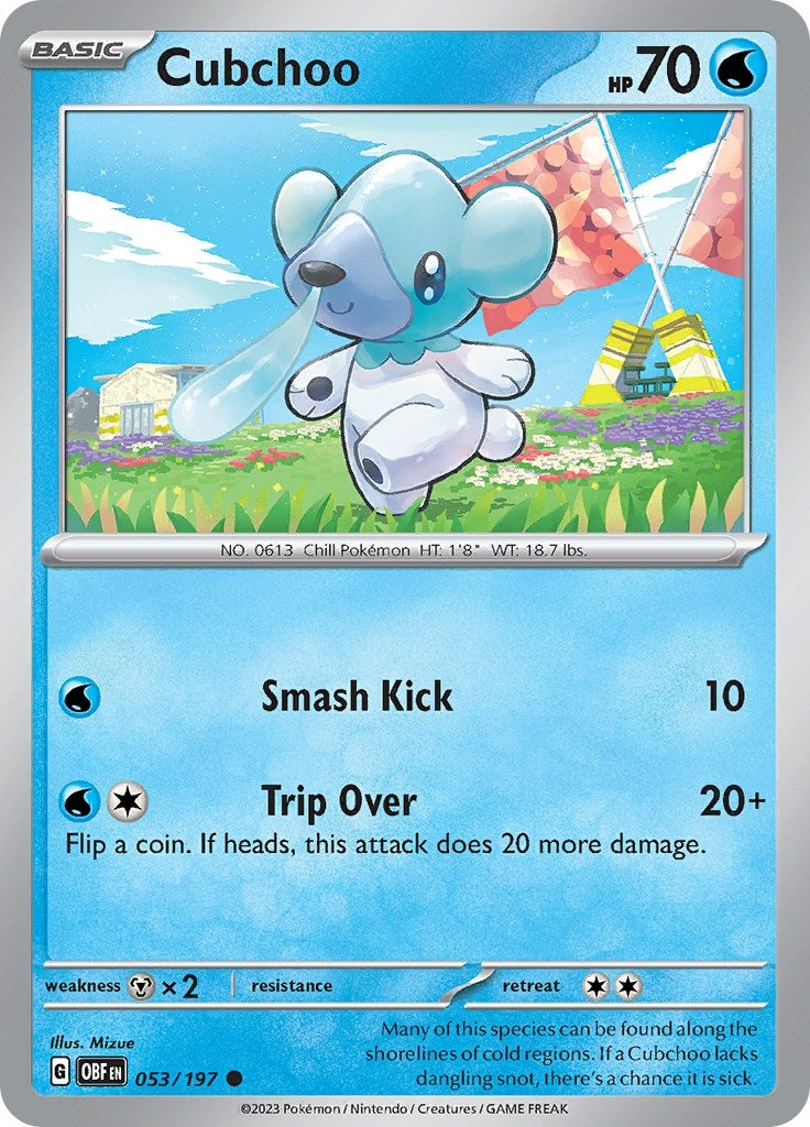 Image for Cubchoo (053/197) - Pokemon