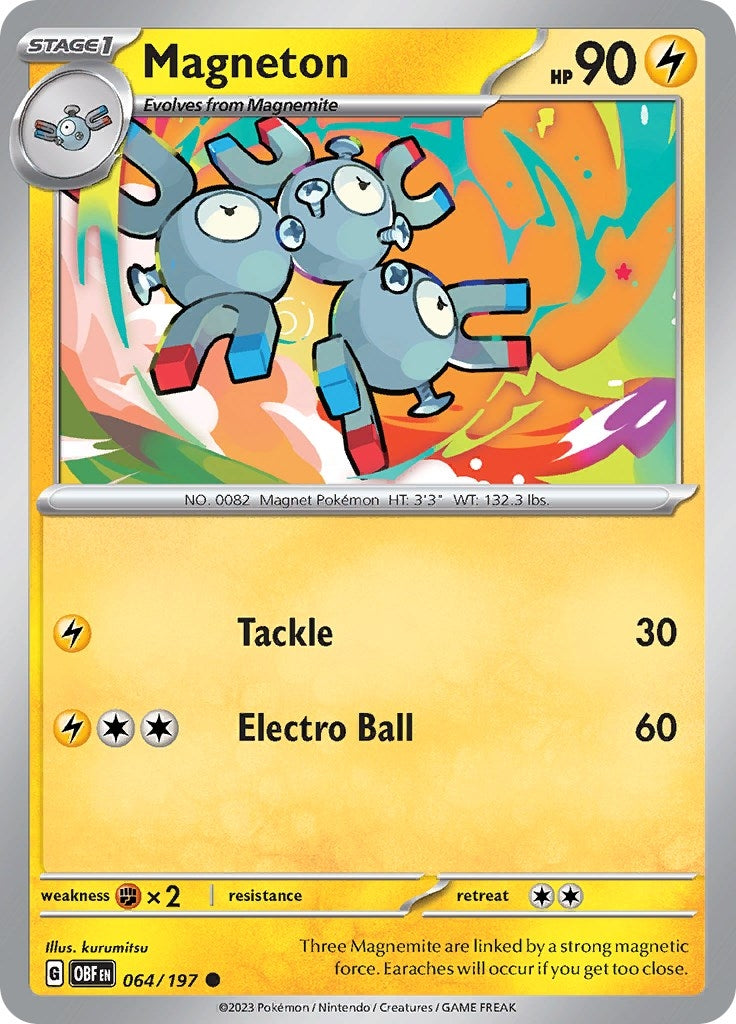 Image for Magneton (064/197) - Pokemon