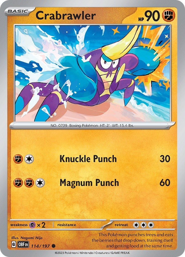 Image for Crabrawler (114/197) - Pokemon