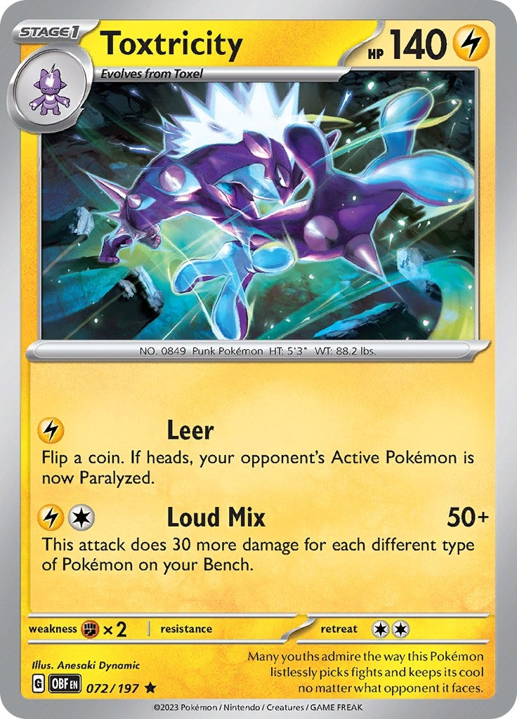 Image for Toxtricity (072/197) - Pokemon