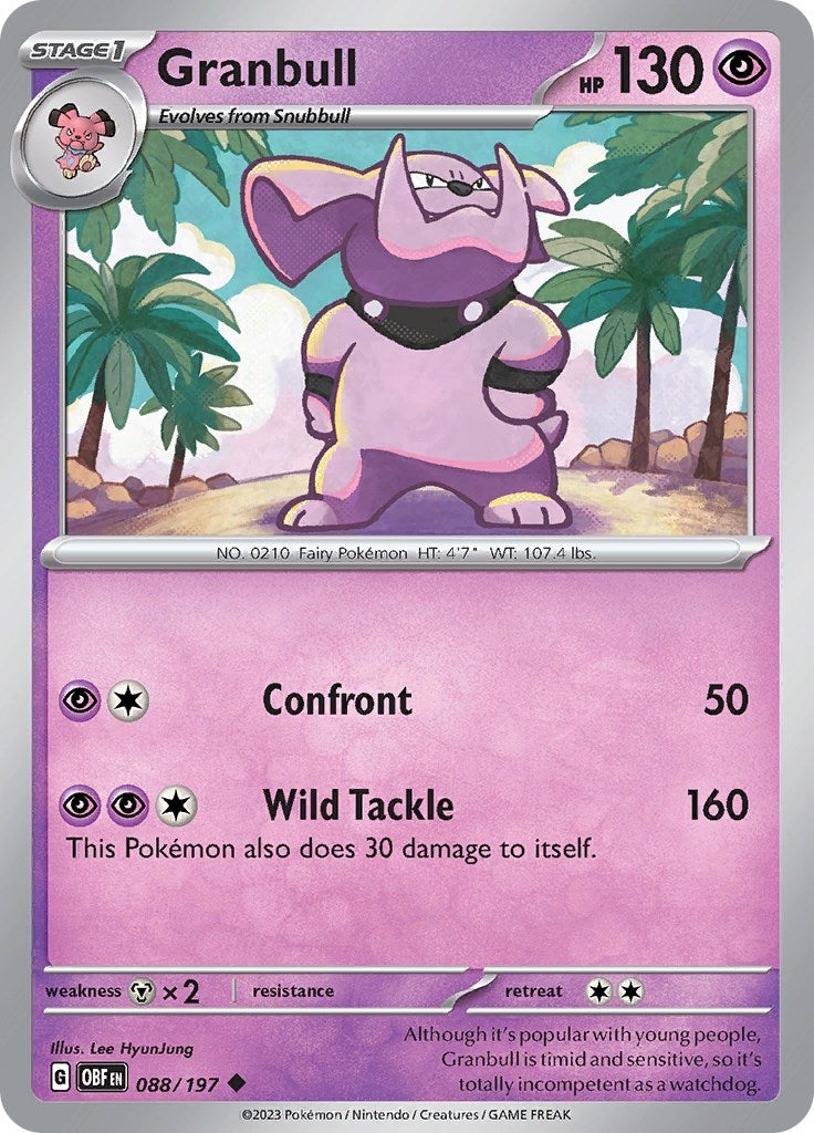 Image for Granbull (088/197) - Pokemon