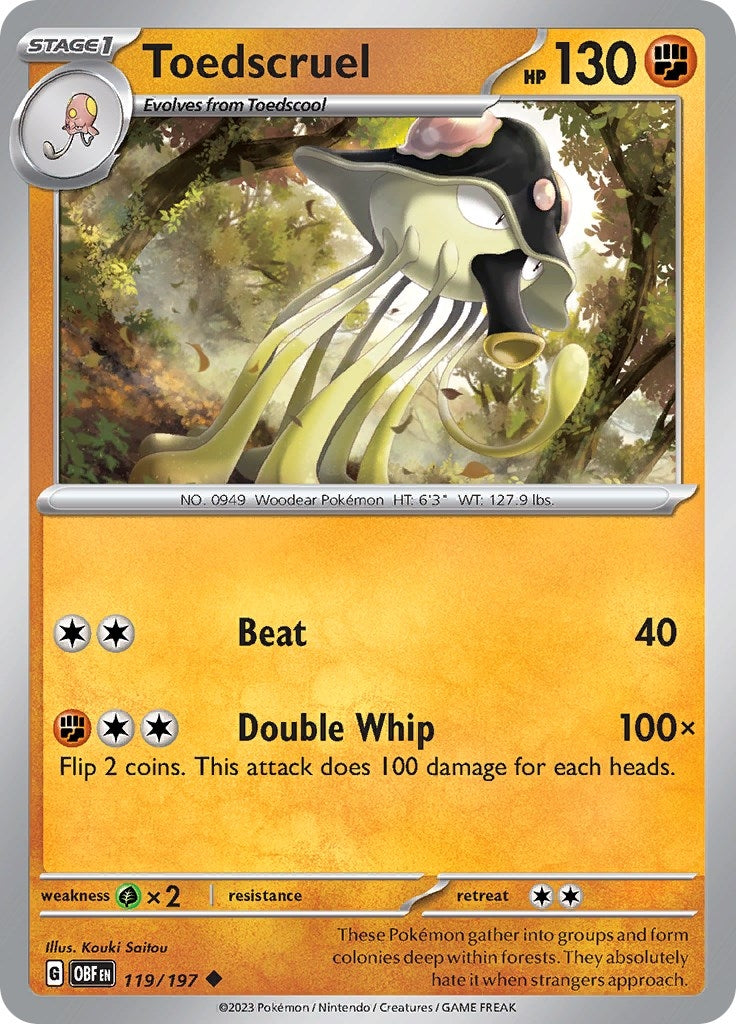 Image for Toedscruel (119/197) - Pokemon