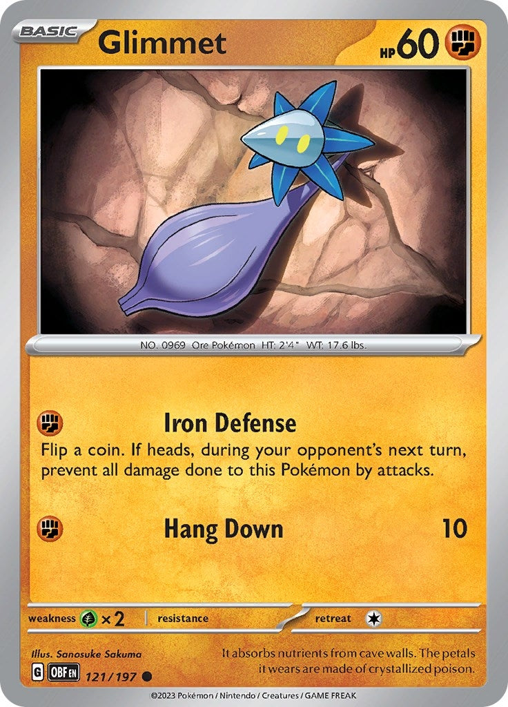 Image for Glimmet (121/197) - Pokemon