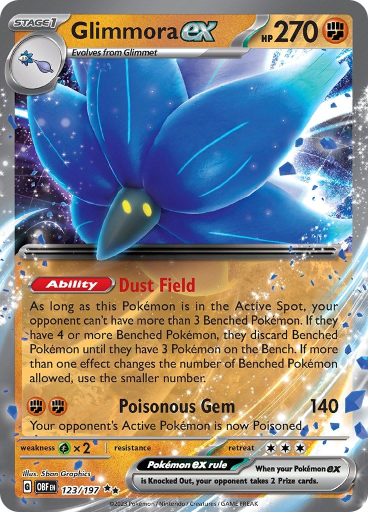 Image for Glimmora ex (123/197) - Pokemon