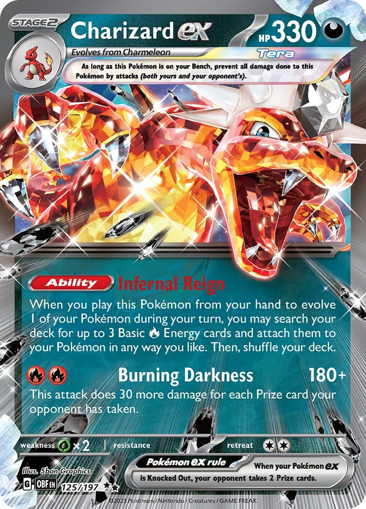 Image for Charizard ex (125/197) - Pokemon