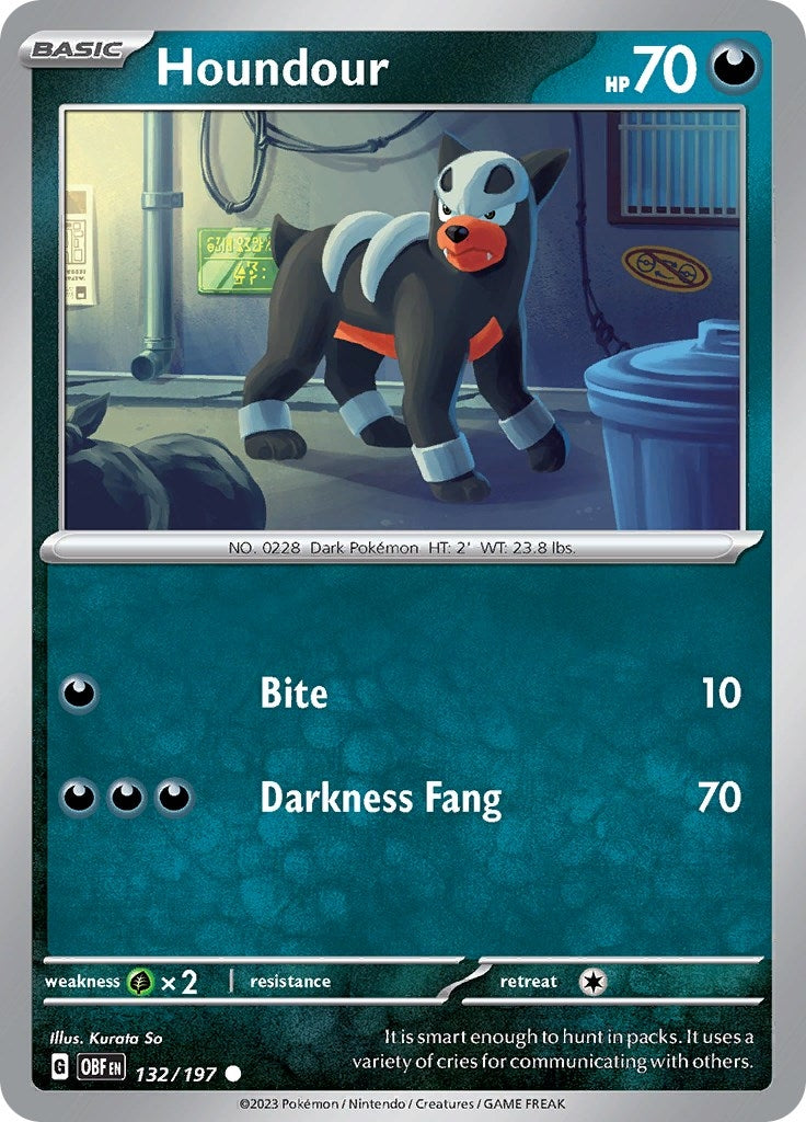 Image for Houndour (132/197) - Pokemon