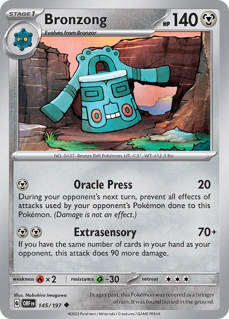 Image for Bronzong (145/197) - Pokemon