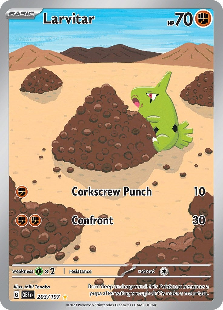 Image for Larvitar (203/197) - Pokemon
