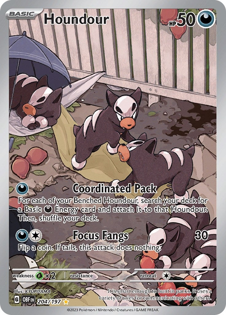 Image for Houndour (204/197) - Pokemon