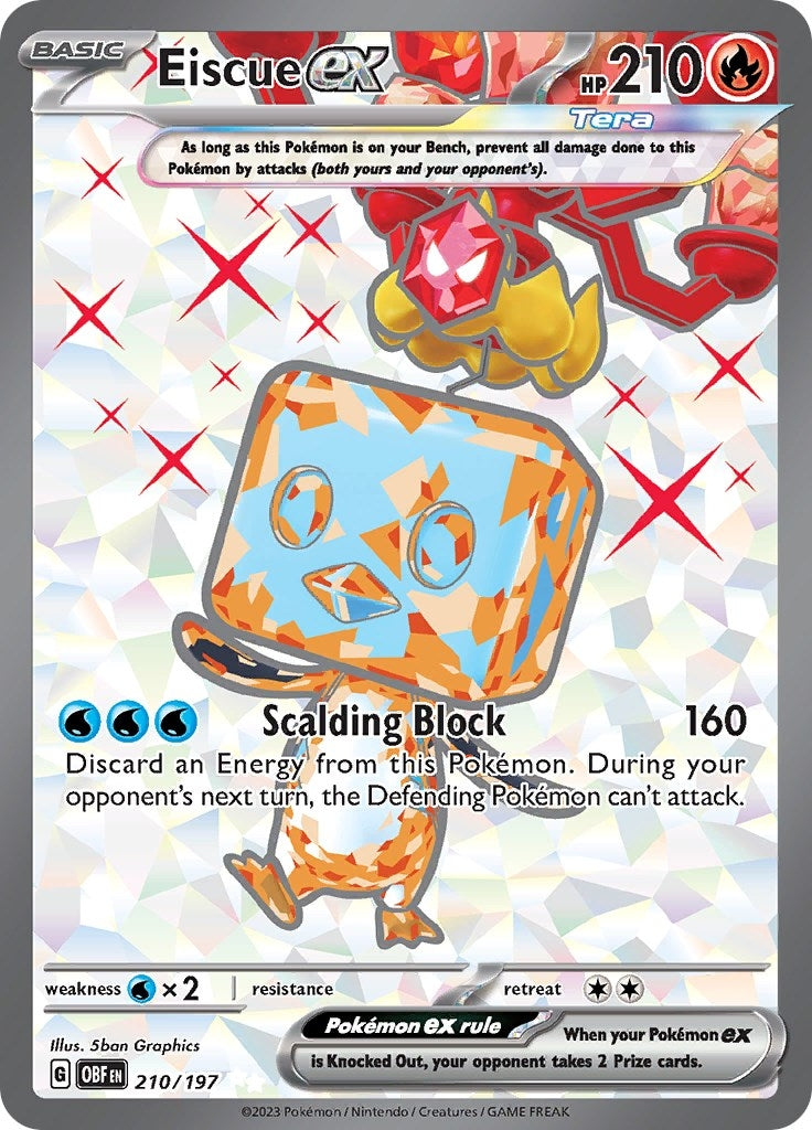 Image for Eiscue ex (210/197) - Pokemon