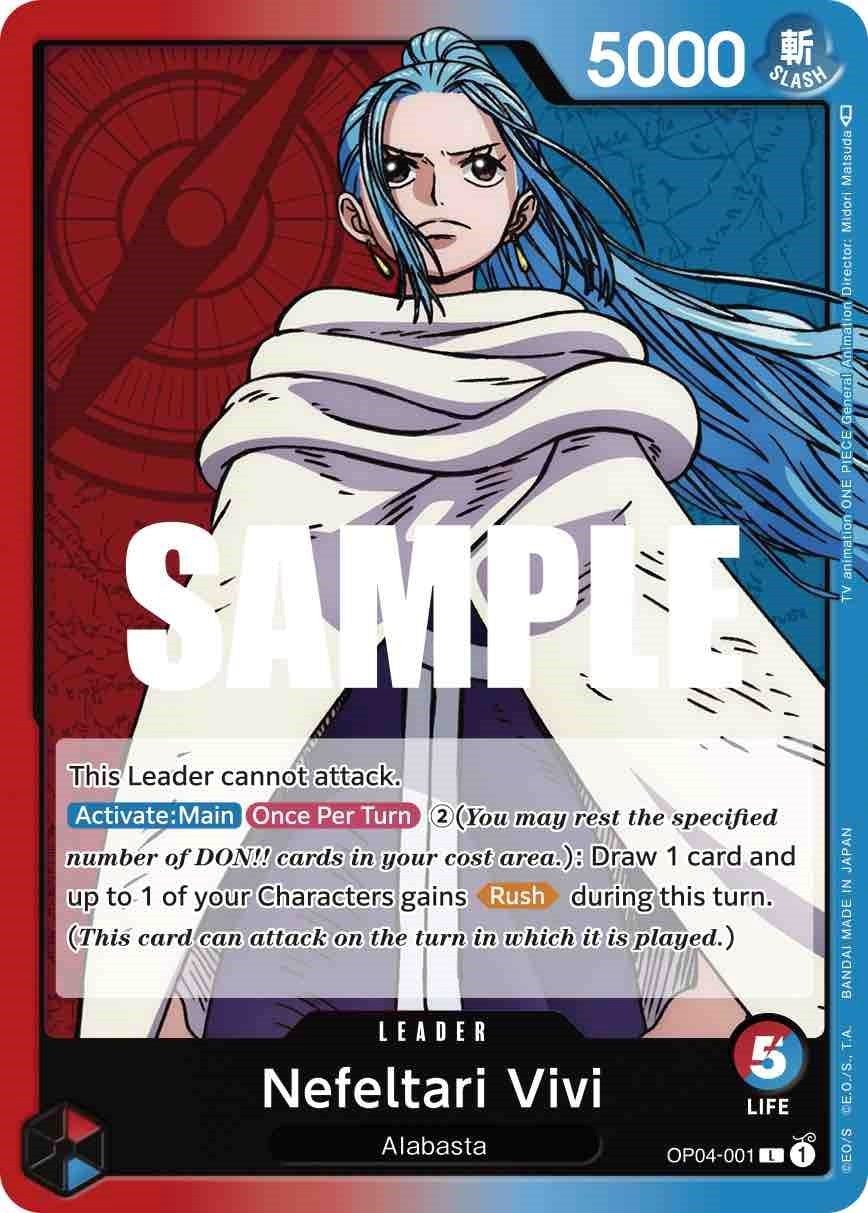 Image for Nefeltari Vivi (001) (OP04-001) - One Piece Card Game