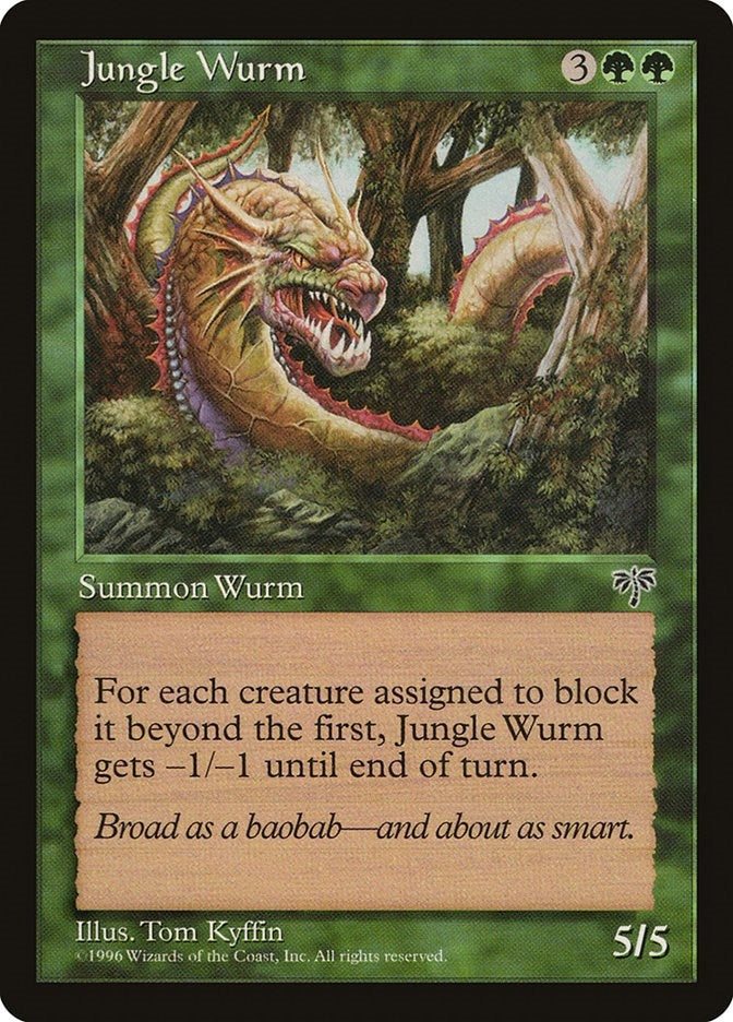 Image for Jungle Wurm - Magic: The Gathering