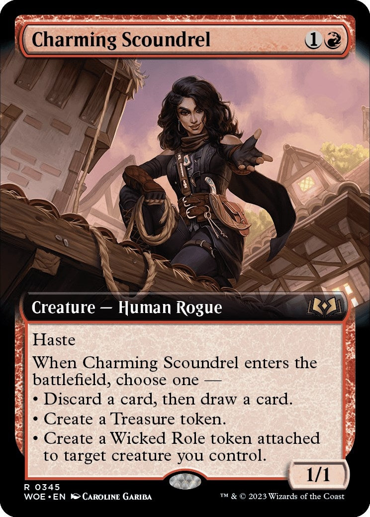 Image for Charming Scoundrel (Extended Art) (345) - Magic: The Gathering