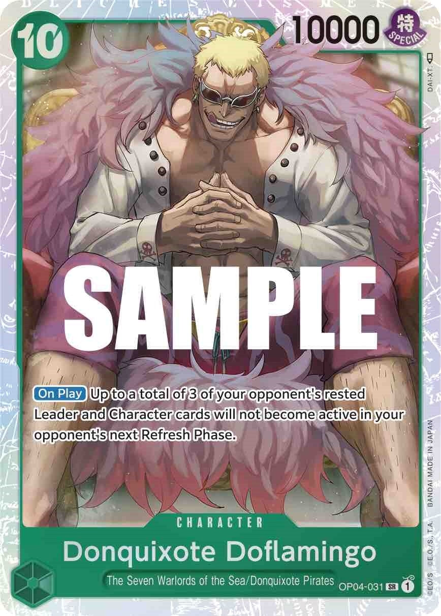Image for Donquixote Doflamingo (031) (OP04-031) - One Piece Card Game