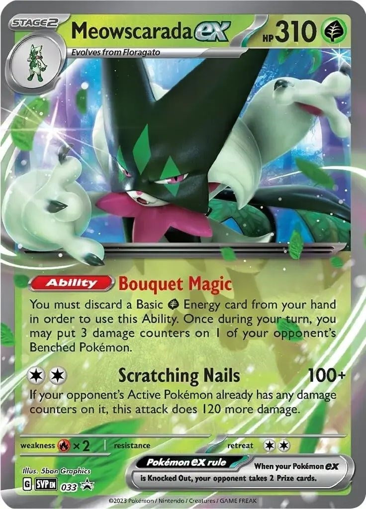 Image for Meowscarada ex - 033 (033) - Pokemon
