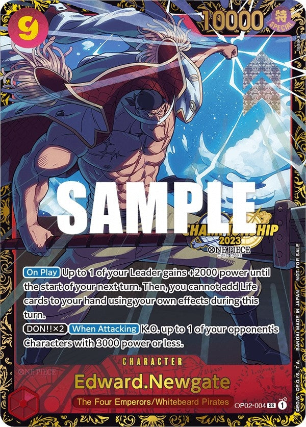 Image for Edward.Newgate (Championship 2023) (OP02-004) - One Piece Card Game