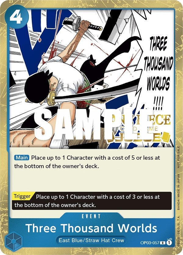 Image for Three Thousand Worlds (Judge Pack Vol. 2) (OP03-057) - One Piece Card Game