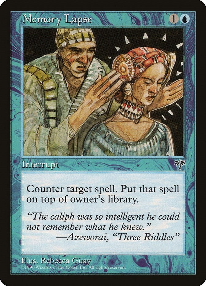 Image for Memory Lapse - Magic: The Gathering