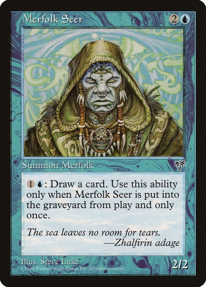 Image for Merfolk Seer - Magic: The Gathering