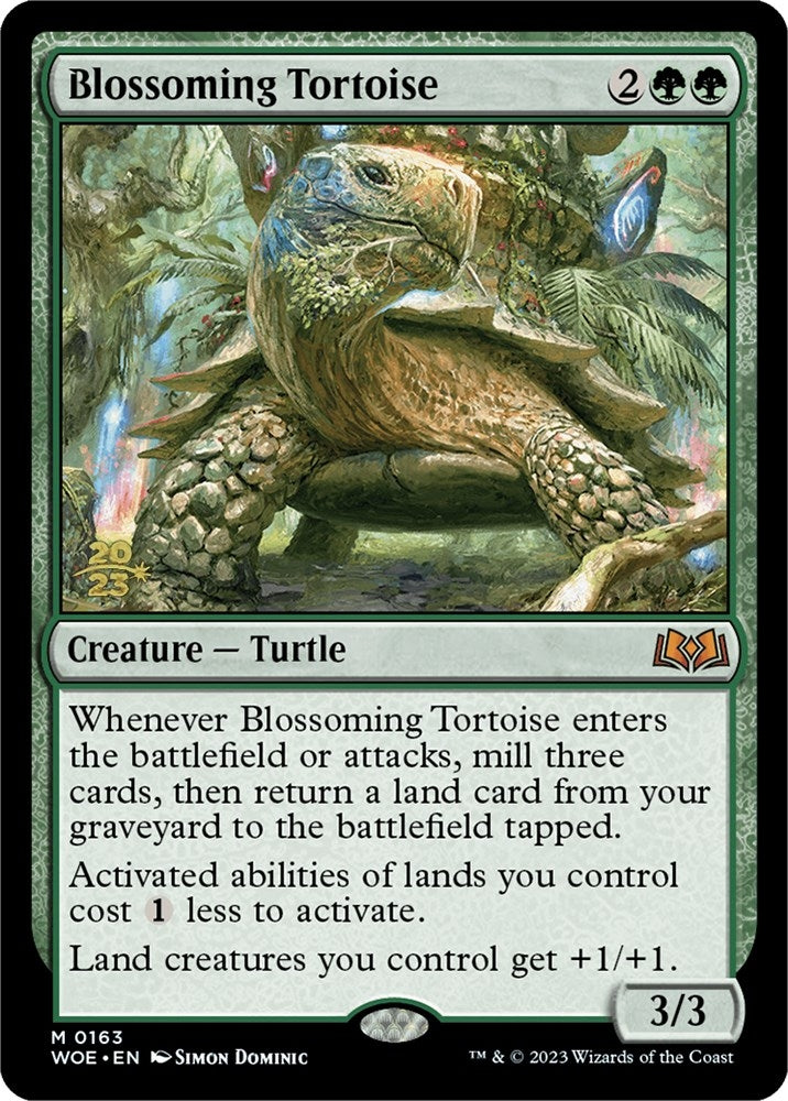 Image for Blossoming Tortoise (163) - Magic: The Gathering