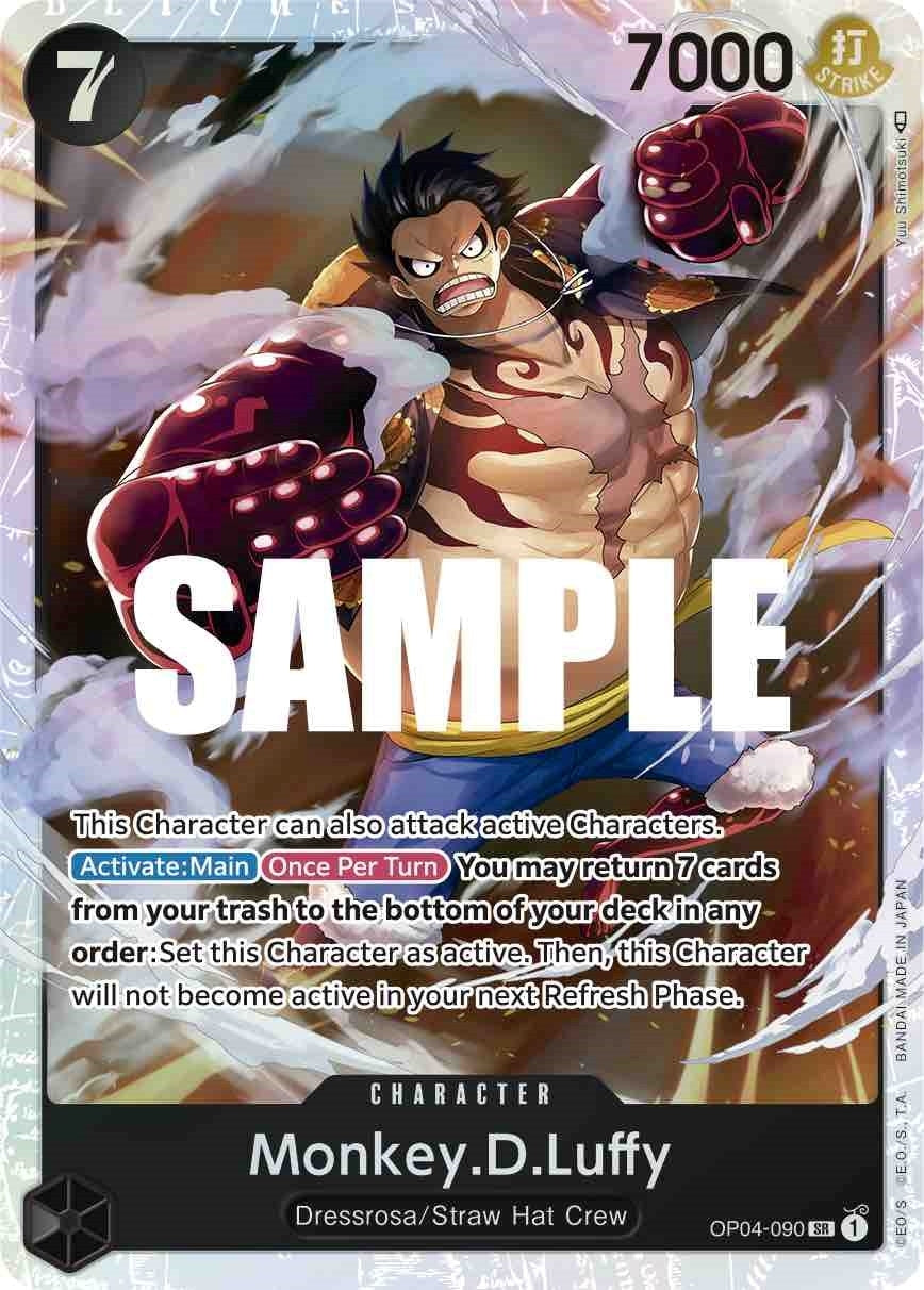 Image for Monkey.D.Luffy (090) (OP04-090) - One Piece Card Game