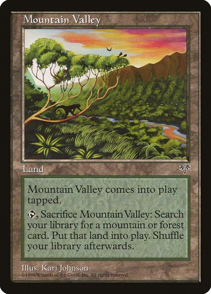 Image for Mountain Valley - Magic: The Gathering