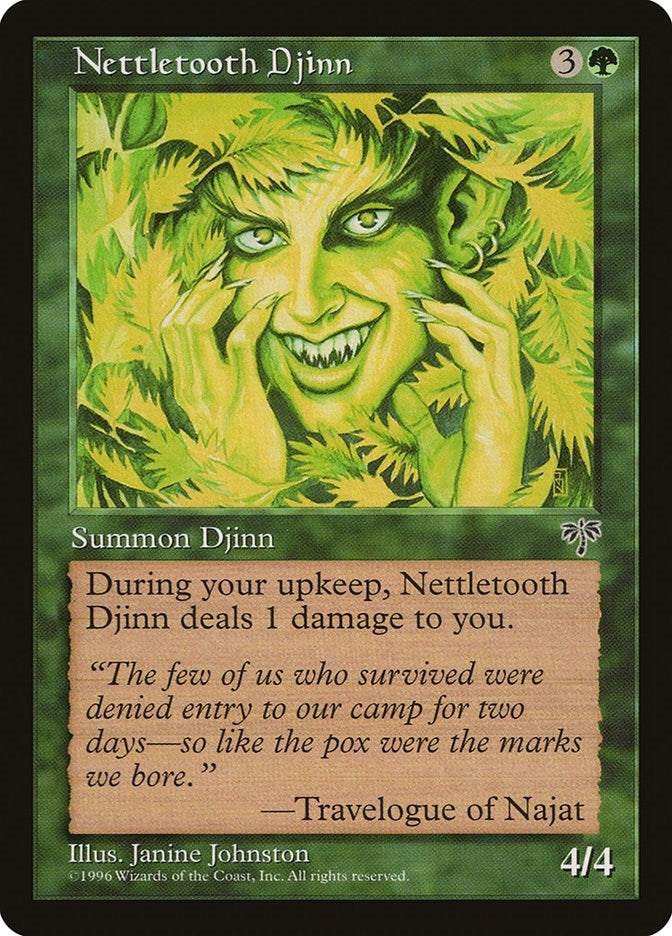 Image for Nettletooth Djinn - Magic: The Gathering