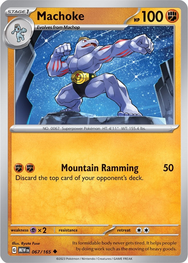 Image for Machoke (067/165) - Pokemon