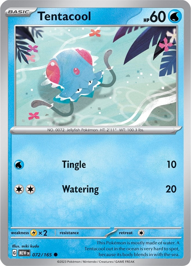 Image for Tentacool (072/165) - Pokemon
