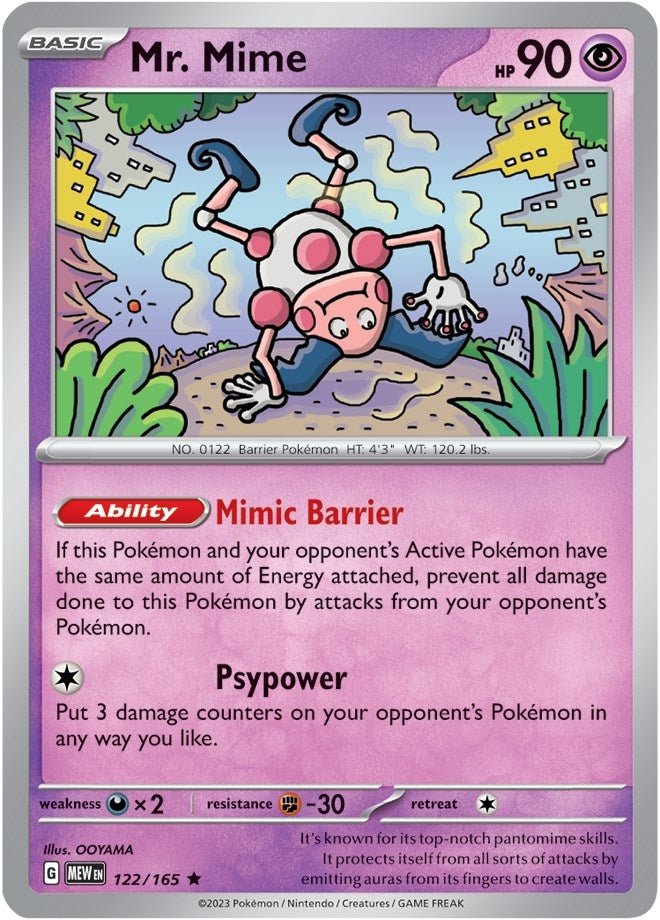 Image for Mr. Mime (122/165) - Pokemon