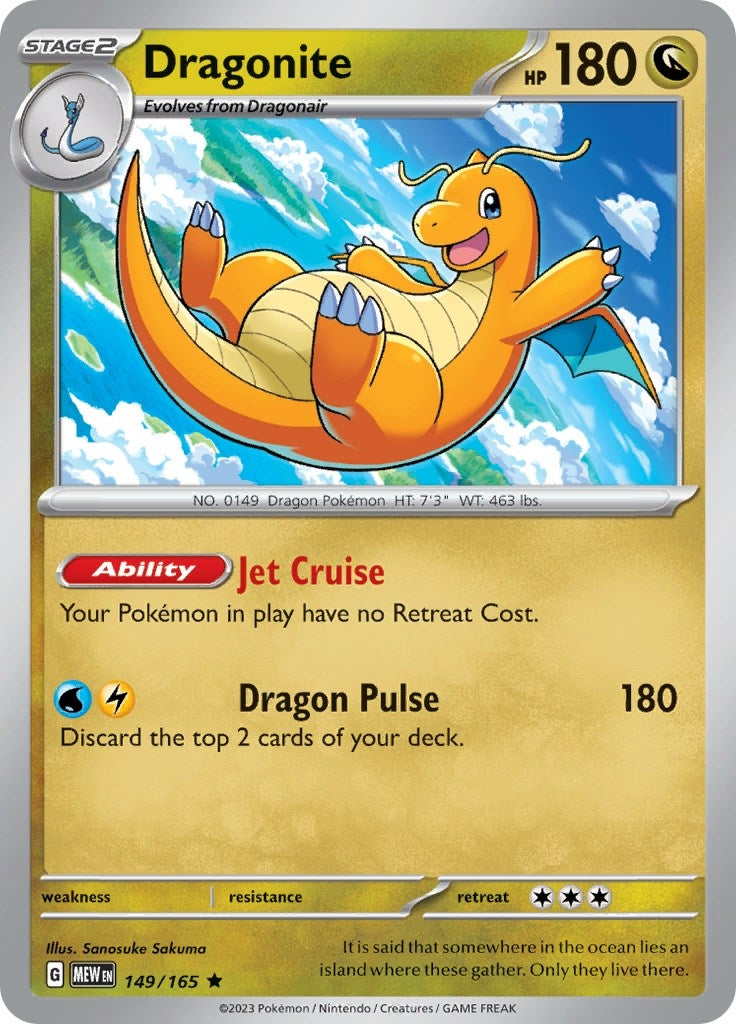 Image for Dragonite (149/165) - Pokemon