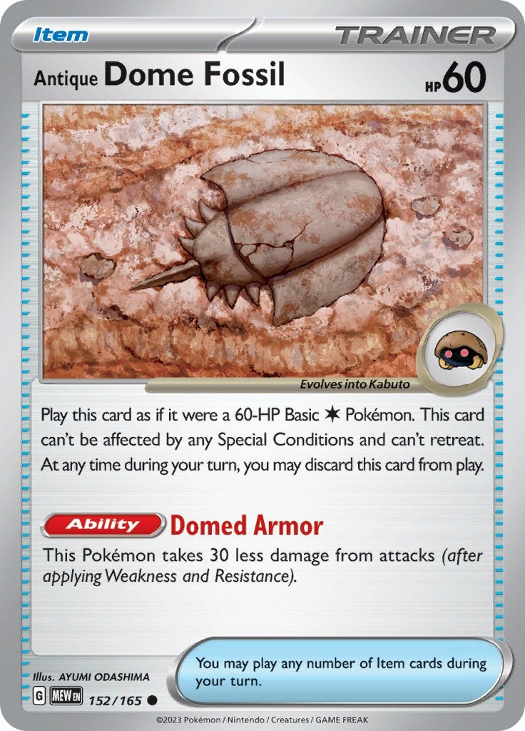 Antique Dome Fossil (152/165)